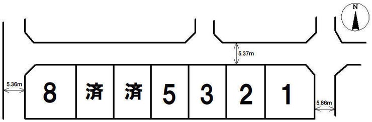 【全体区画図】
3号地