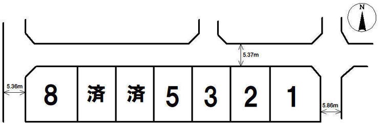 【全体区画図】
5号地