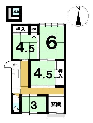 【間取り】
*間取図*
図面と現況が異なる場合は現況を優先します。