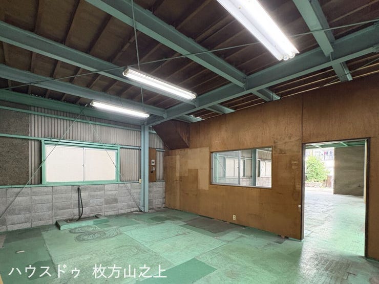 1階北側フロアには水道設備を設置