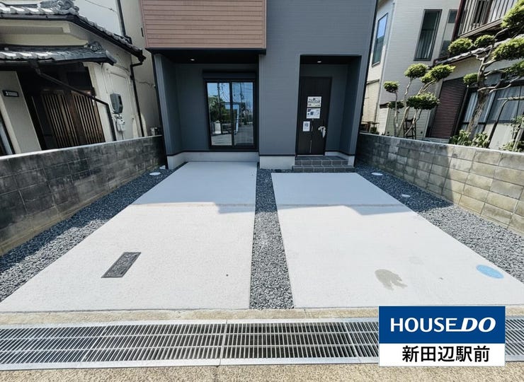 2台駐車可能なスペースになります(車種によります)