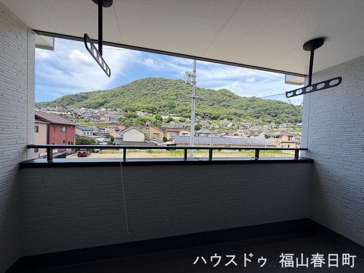 雨の日も安心、インナーバルコニーです!