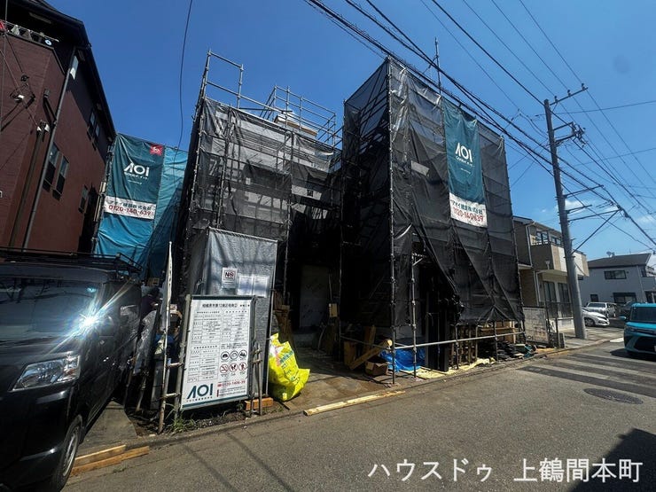 天板90cmの広々ペニンシュラキッチンやパントリーなど収納・家事動線に配慮した4LDK+Skyバルコニー。