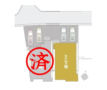 ■2号棟・車2台駐車可能■