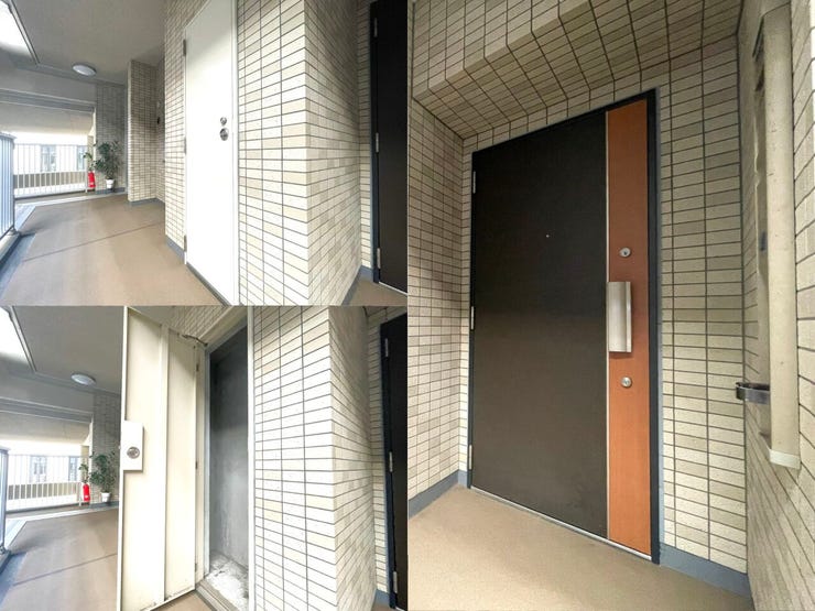 玄関ドアはディンプルキーのツーロック式。専用トランクルームもございますので、お荷物が多くとも対応可能です。