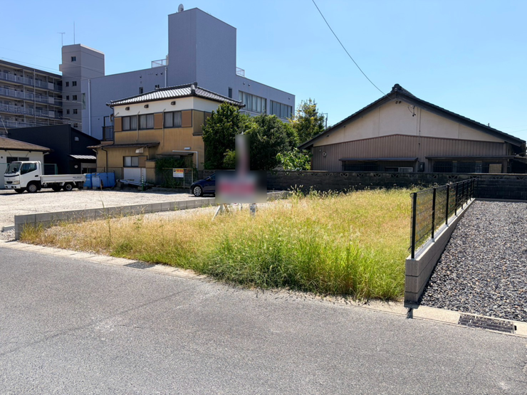 【スーパー・コンビニ・駅まで徒歩10分圏内】東栄小・東中!整形地!建築条件なし!幅員の広い前面道路!