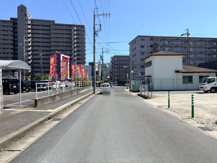 【スーパー・コンビニ・駅まで徒歩10分圏内】東栄小・東中!整形地!建築条件なし!幅員の広い前面道路!