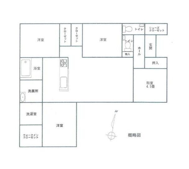 【間取り】
トイレ二ヶ所!収納も豊富です◎