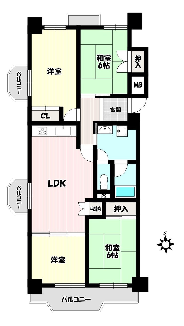 【間取り】
4LDK♪