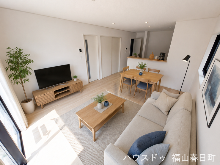 ■安らぎと笑顔の中心地■陽光が優しく降り注ぎ、会話が自然と弾む。ここでは、毎日が特別な時間へと変わります。※CGで家具を配置しています。