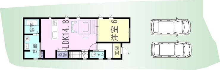 区画図(駐車配置)