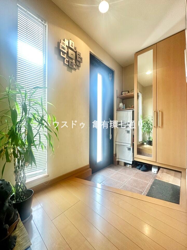 明るい玄関