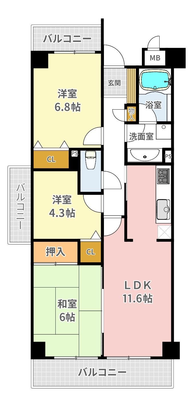 【間取り】