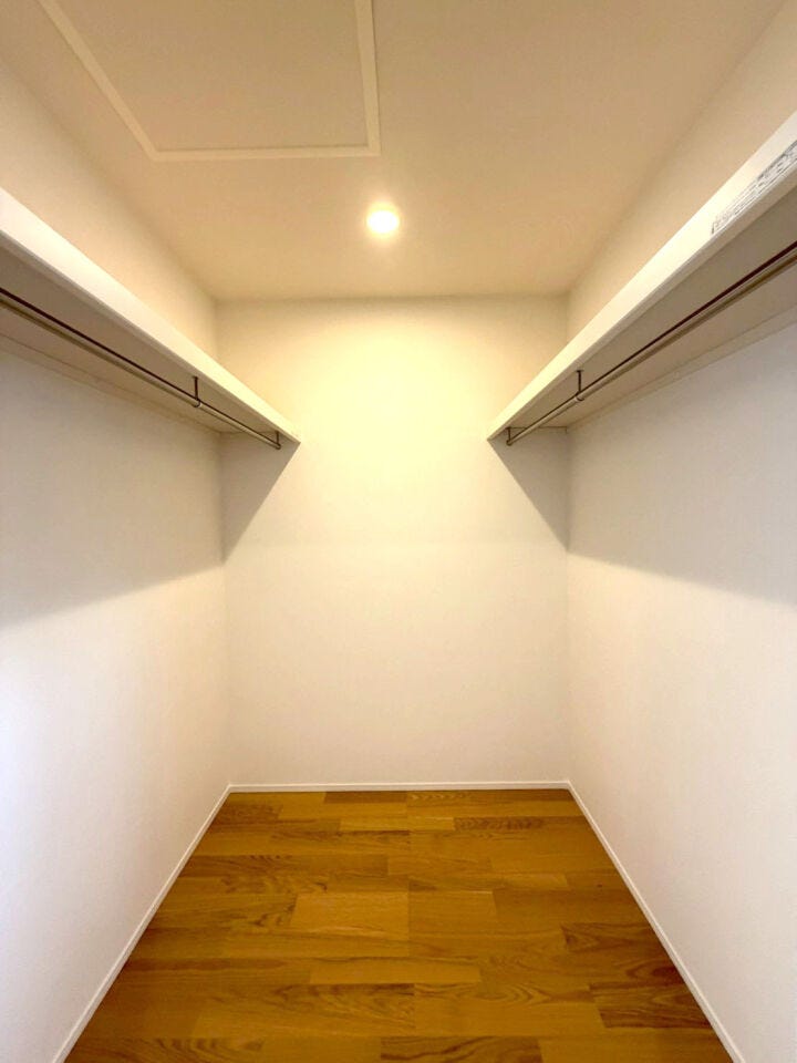 ウォークインクローゼット3箇所完備♪