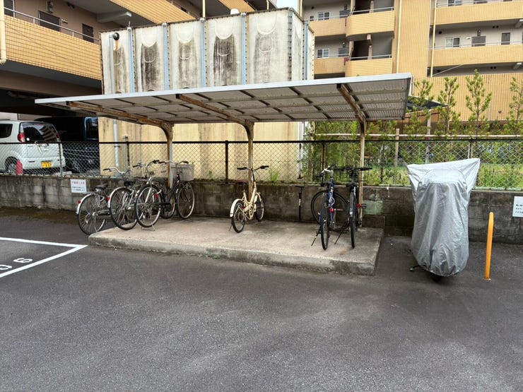 駐輪場は月額610円でご利用できます。