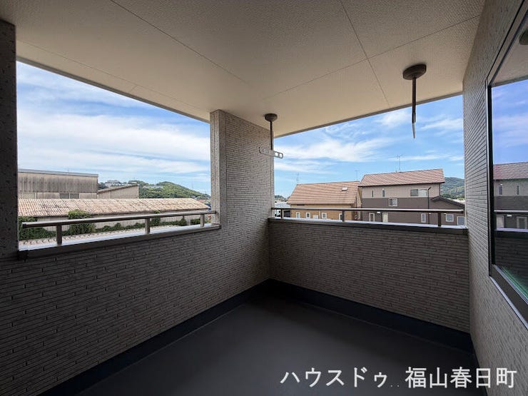 雨の日も安心、インナーバルコニーです!