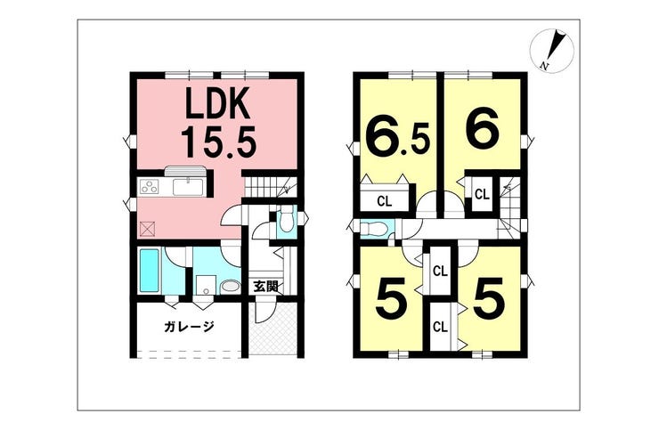 【間取り】
4LDK、オール電化、全居室収納【建物面積93.96㎡(28.42坪)】同仕様の建物見学が可能です♪