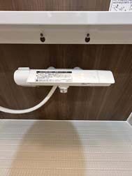 浴室洗い場サーモスタット水栓装備