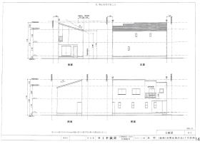 建築プラン 立面図