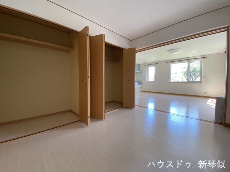 洋室6帖、クロゼット2帖分