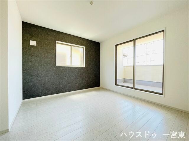 ≪2階7.2帖≫
一番広い居室ですので主寝室に最適です。2面採光なので換気も良好です。