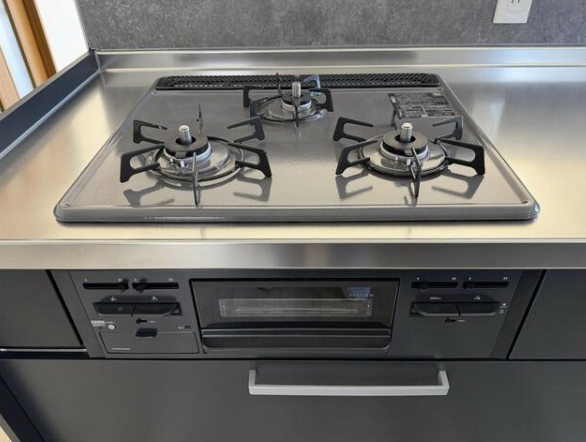 3口コンロでお料理の効率アップ