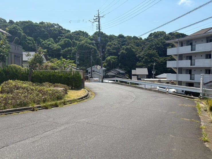 見通しが良く安全性の高い前面道路!お子様のお出かけや通勤も安心ですね。