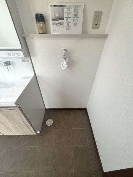 洗濯機置き場です