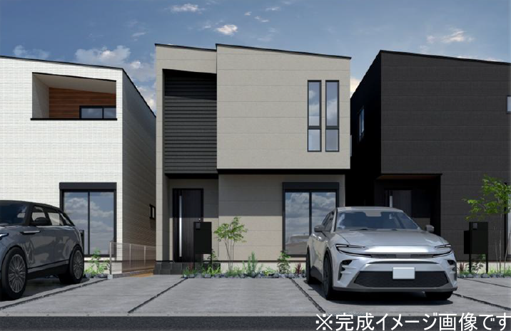 【外観パース】
◆見学予約受付中◆ 現地をご覧いただき、周辺環境なども一緒にご確認いただけます!