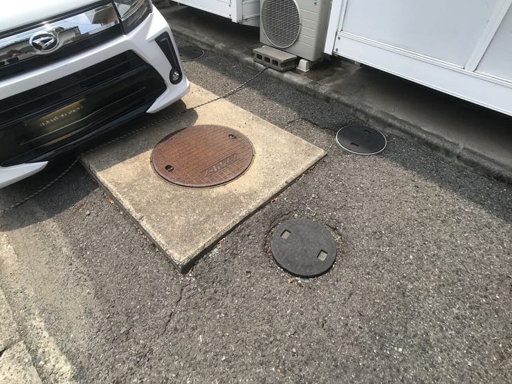 現在は浄化槽に接続がなされてます。