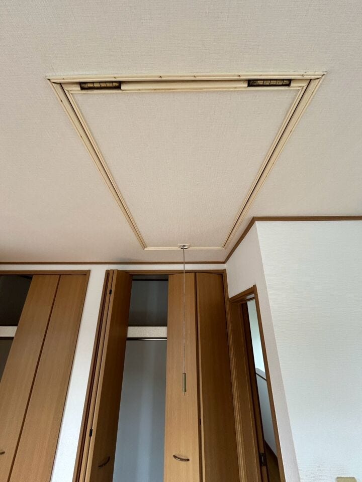 小屋裏収納(梯子)