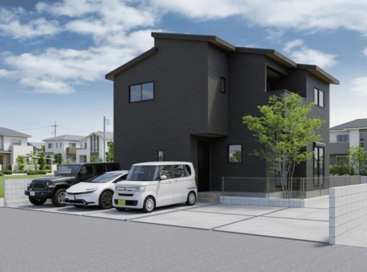 完成イメージパースです◎
2026年7月現在建築中。2027年1月完成予定。
同施工会社の完成物件で内覧可能です。