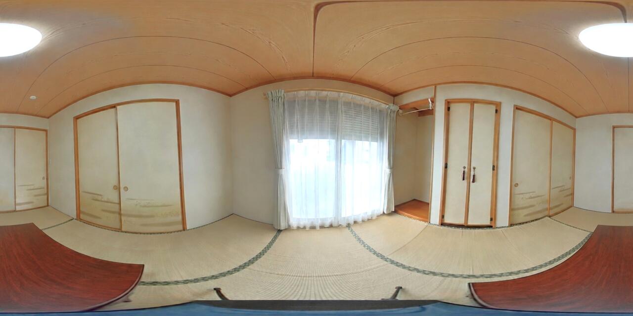 1階6畳和室
※実際の写真をもとに家具等をCGで除去したものになります