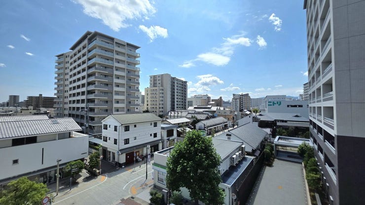 開放的な景色を眺めながらリフレッシュ