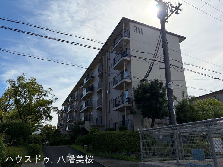 【外観】
緑豊かな団地で公園もあります♪小中学校が近くです♪