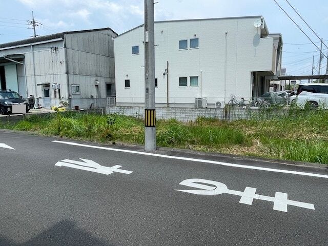 間口が広く駐車がしやすい区画ですね!