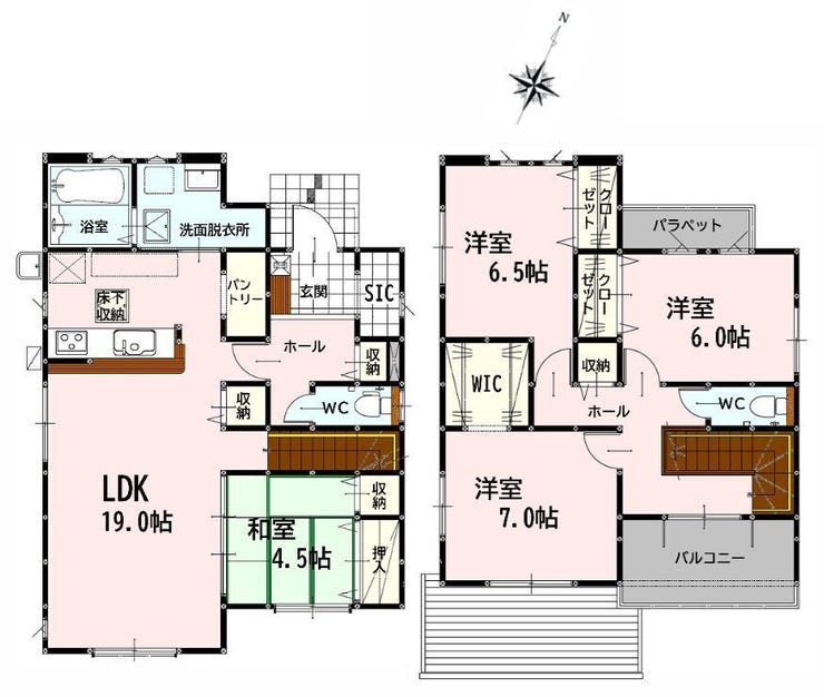 【間取り】
■8号棟・4LDK■