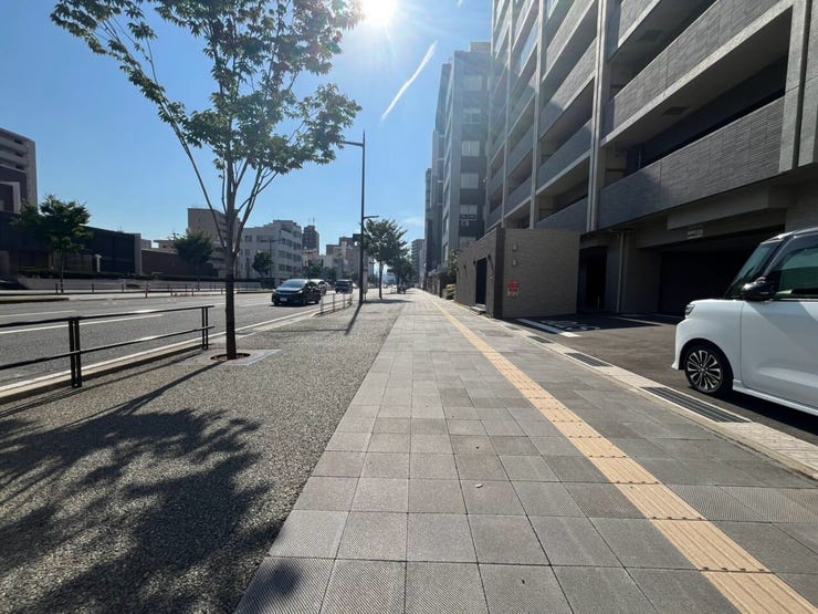 前面道路及び歩道となります~