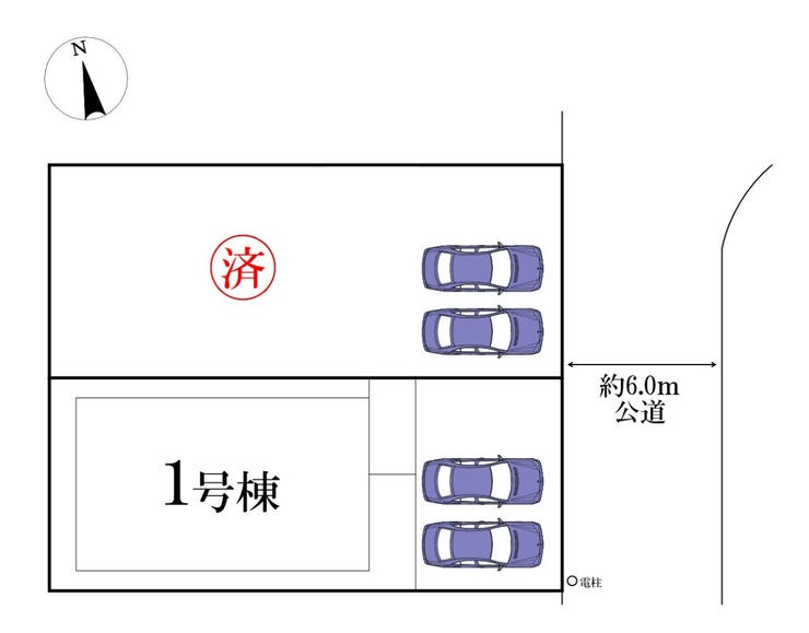 ◎区画図:1号棟