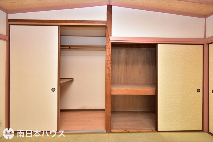 【和室収納】押し入れとウォークイン収納付きです!