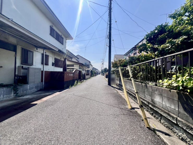 車通りが少ないため、小さなお子様がいても安心です♪