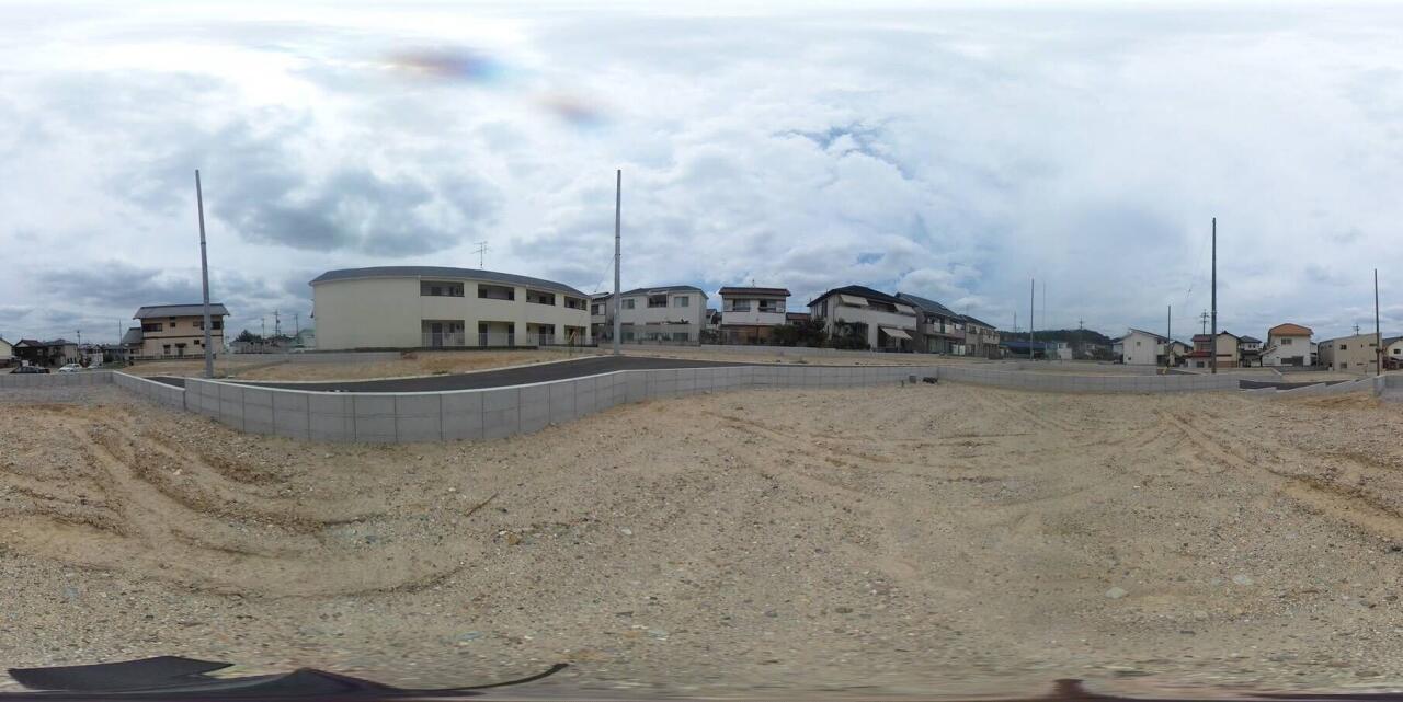 12号地より分譲地全体を撮影