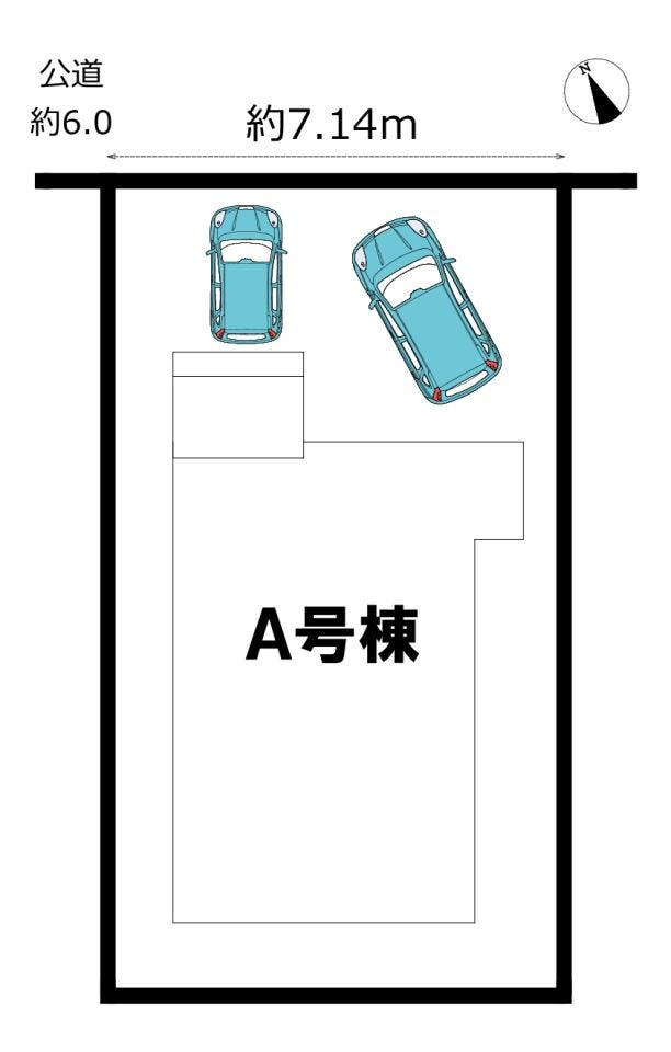 駐車2台可能(車種による)
敷地面積約31.05坪