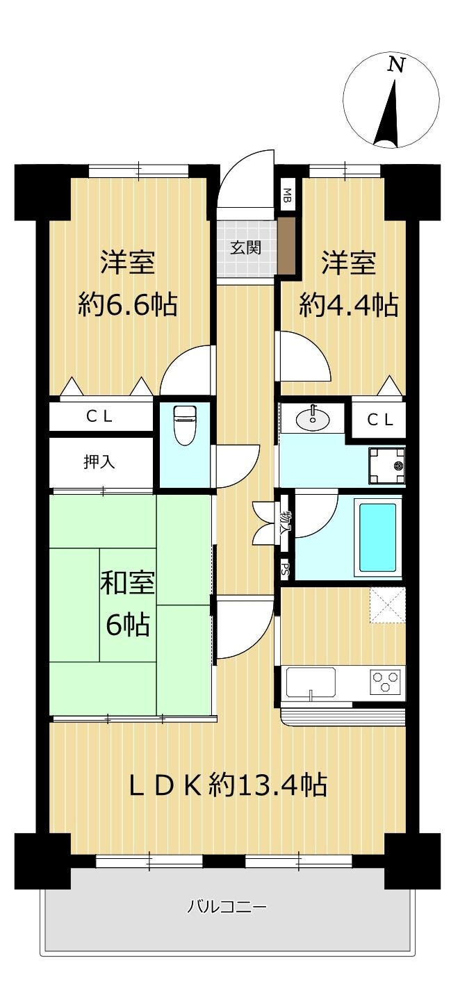 【間取り】
※図面と現況が異なる場合は現況優先となります。