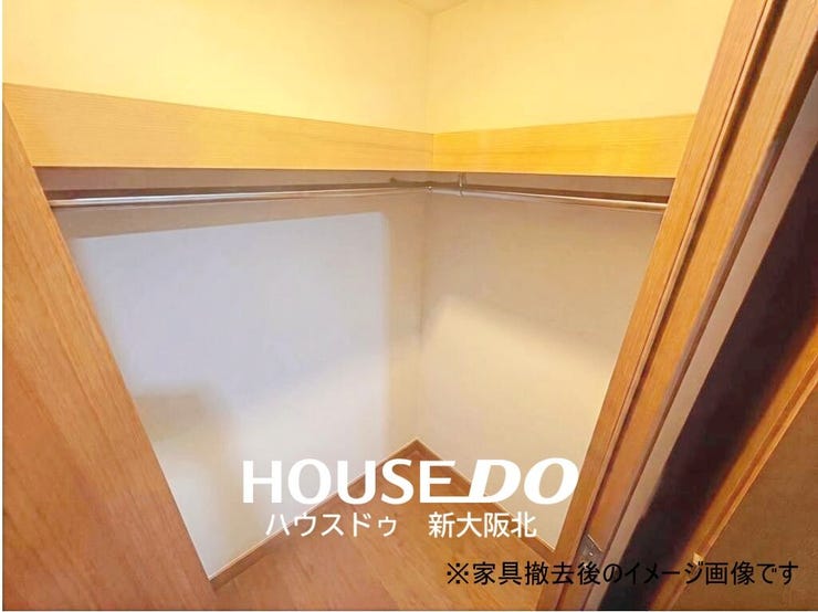 ■嬉しいウォークインクローゼットつき!
■オールシーズンの衣服が一か所に収納できるため、衣替えの必要がありません!