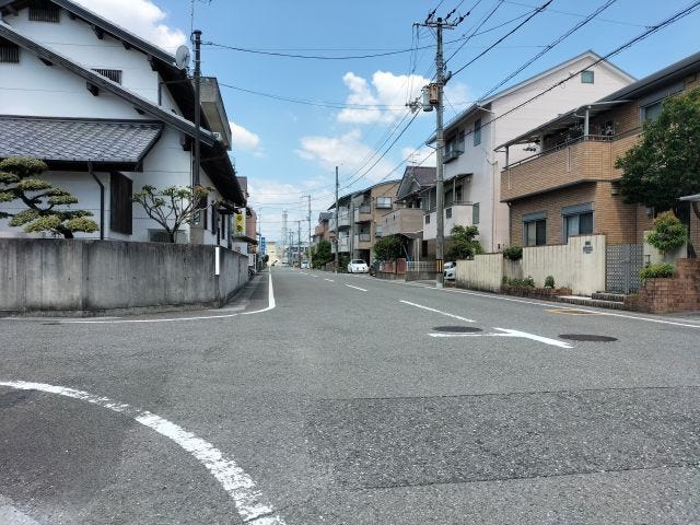 ★江陽小学校区★
南側道路 東から西方向