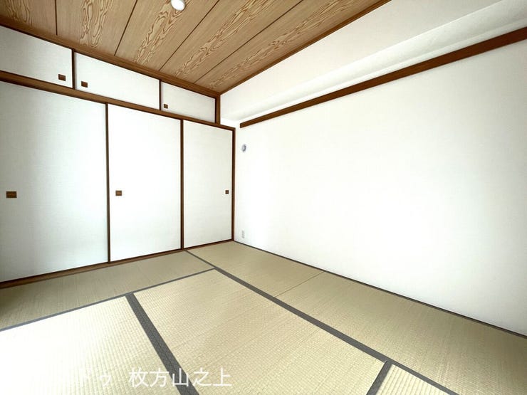 入れ付きの使い勝手の良い和室です。
