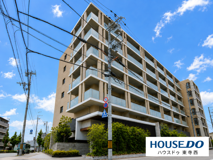 【外観】
落ち着いた住環境に佇む住まい。現地で街並みや周辺環境もぜひご確認ください。