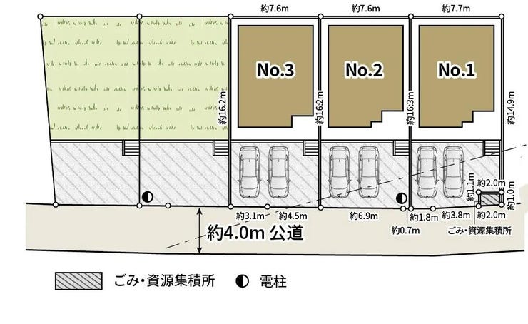 【区画図】
No3(125.15㎡)