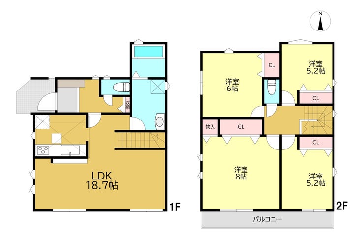 【間取り】
4LDK(101.89㎡)